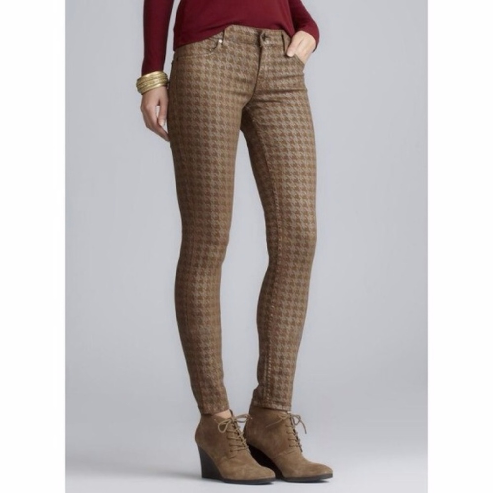 COPY - Level 99 Janice Stretch Houndstooth Metallic Jeans